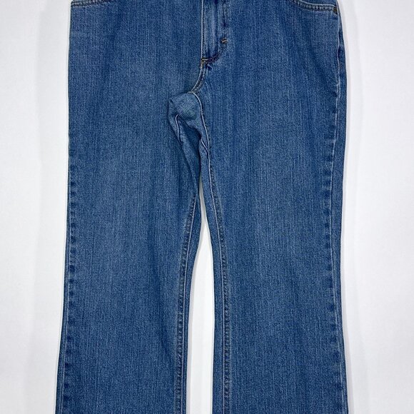 Diamond Gusset Blue Jeans Size 34x32 - Picture 3 of 13